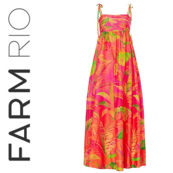 FARM Rio Dresses & Skirts - Farm Rio ombré forest maxi size L